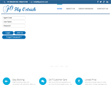 Tablet Screenshot of flyostrich.com
